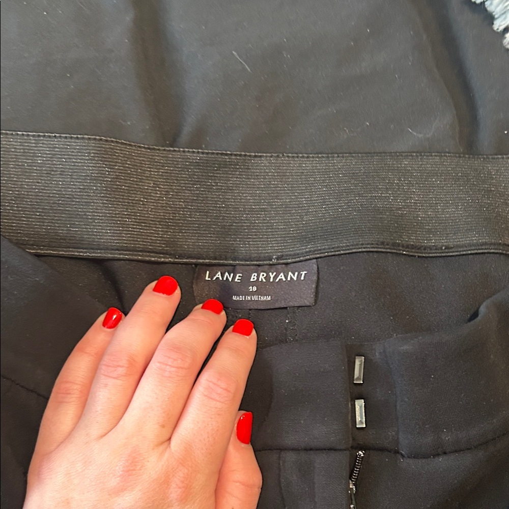 Lane Bryant Black Wide Leg Pants